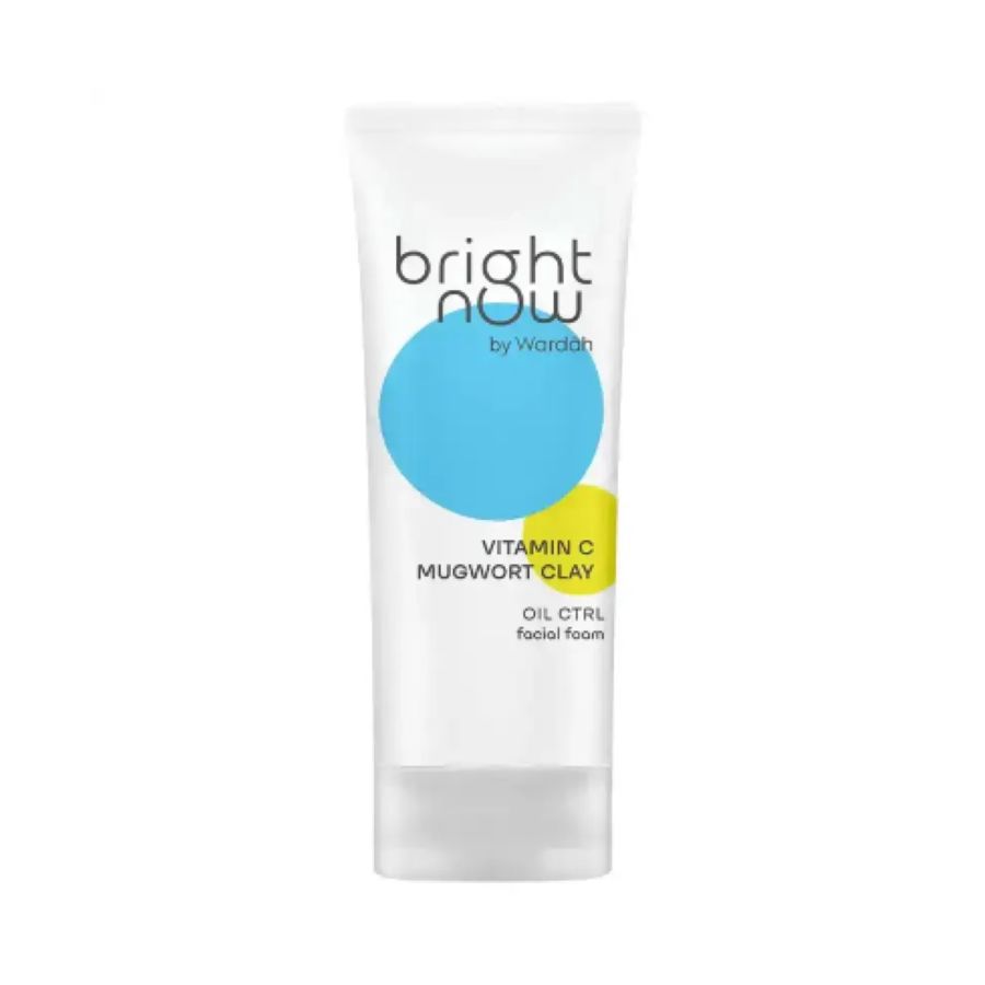 WARDAH BRIGHT NOW FACIAL FOAM 100ML VITC OIL CONTROL