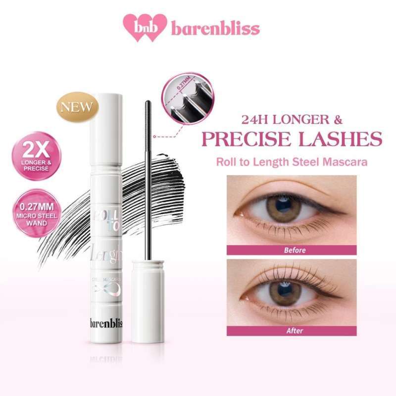 BARENBLISS MASCARA STEEL ROLL TO DEFINER 6GR (PUTIH)